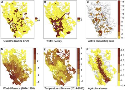 Spatial Patterns and Impacts of Environmental and Climatic Factors on Canine Sinonasal Aspergillosis in Northern California